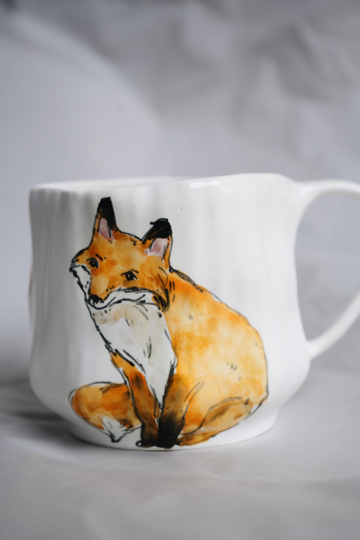 Fox Handmade Mug Collection series set