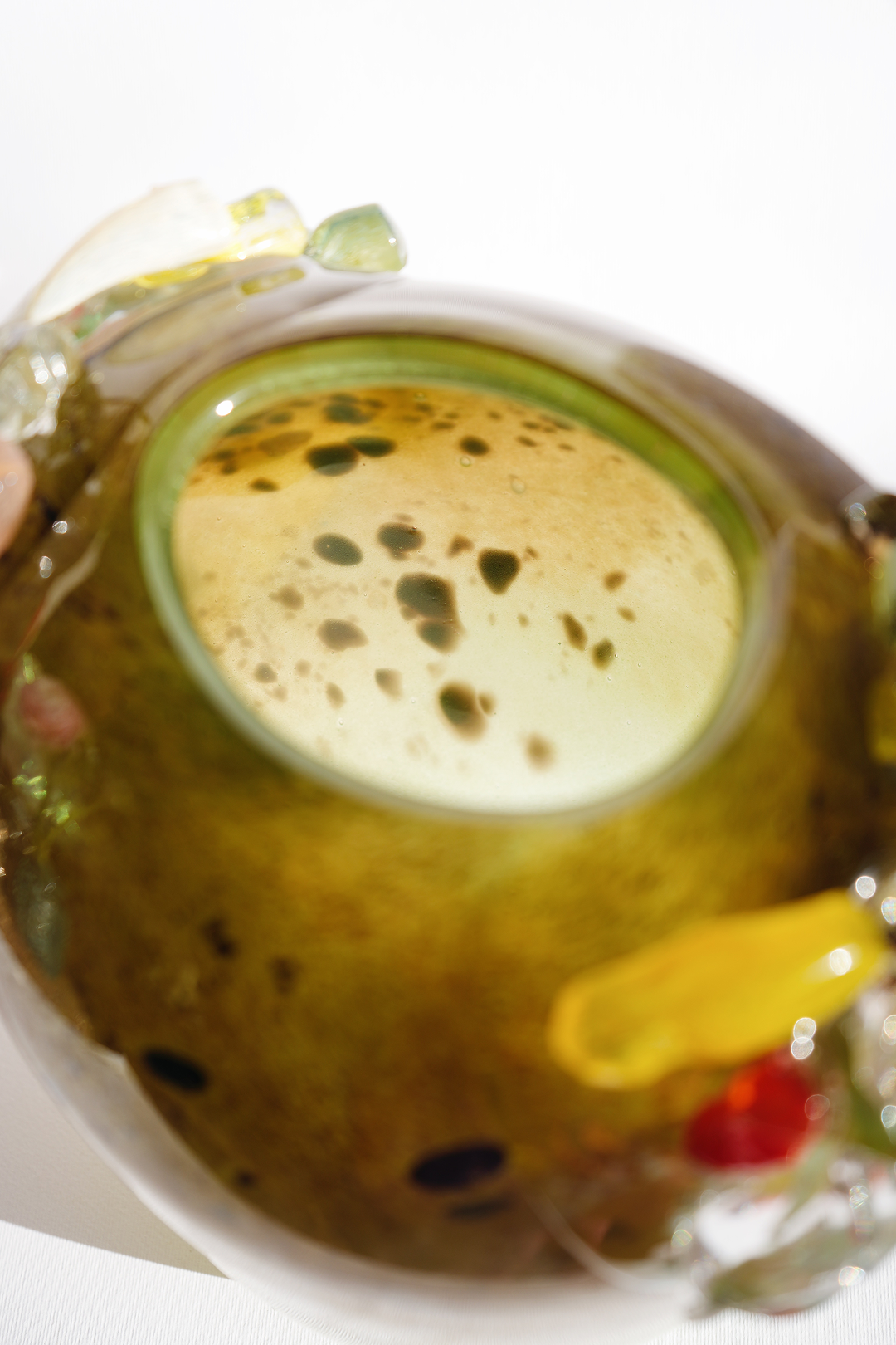 "Hutsul" blown-glass vase