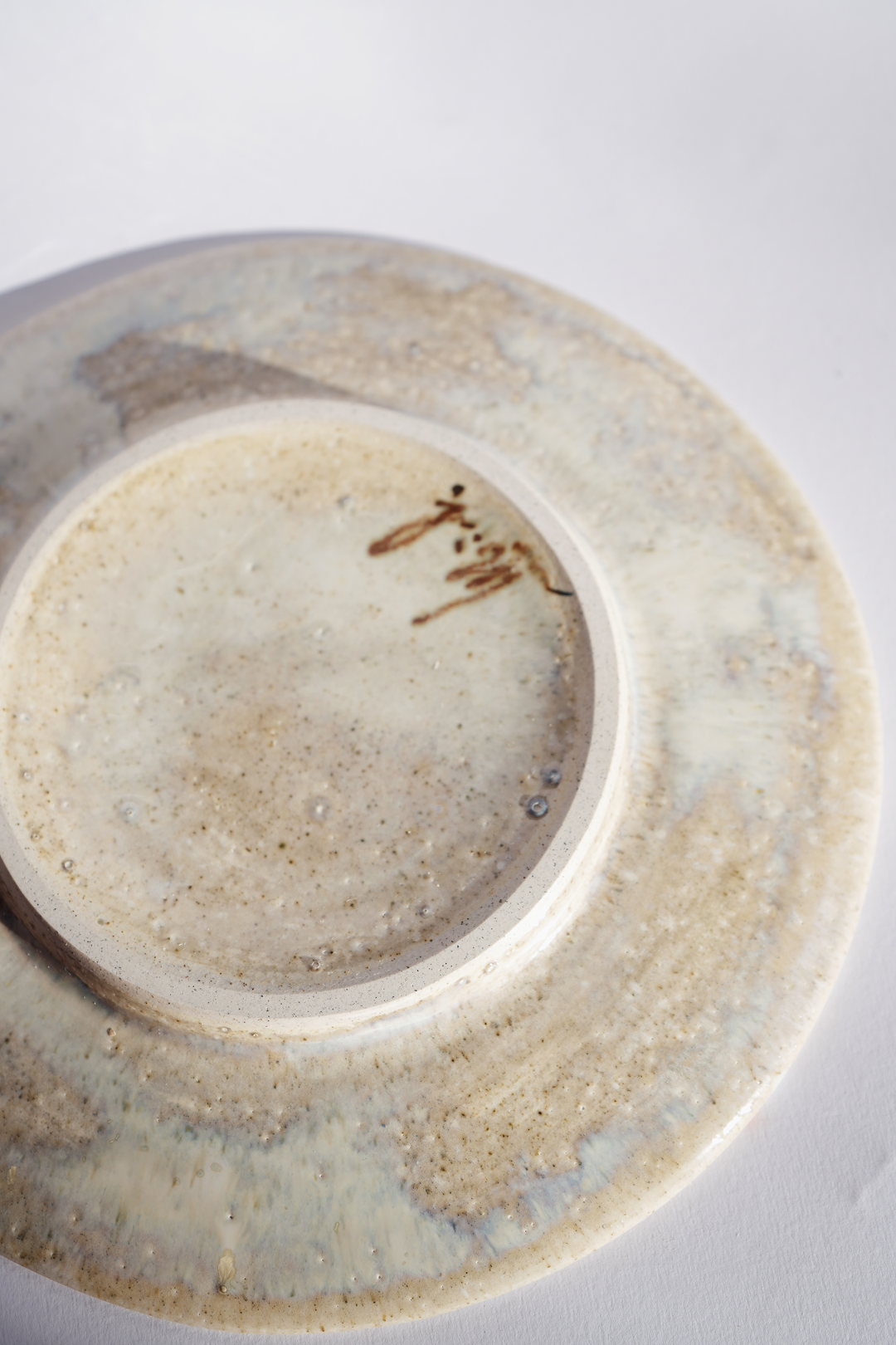 "Fairy animals. Bunny on a horse" porcelain hand-painted plate